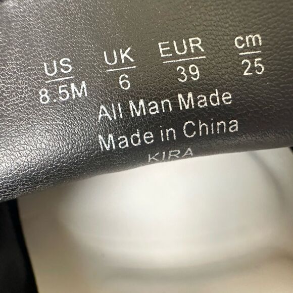 NWOB ** Franco Sarto Kira Slip-on Minimalist Loafer Comfort Black Size 8.5 - Picture 8 of 8